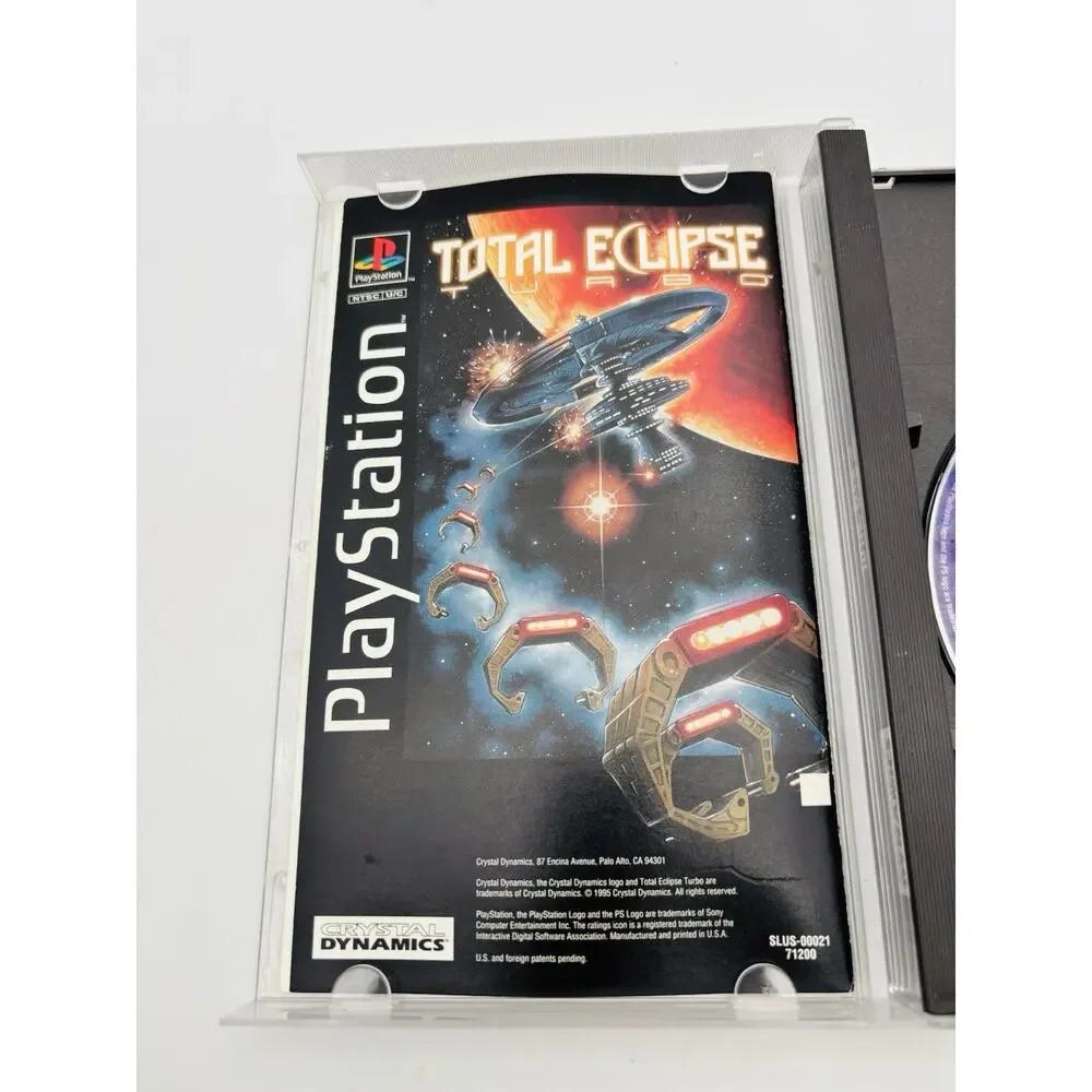 Total Eclipse Turbo CIB Longbox w/ Registration Card Sony PlayStation 1 VG